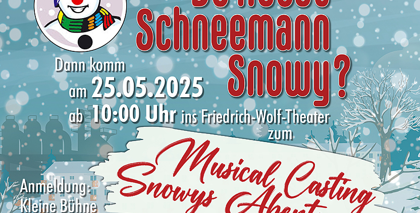 Casting Musical Snowys Abenteuer